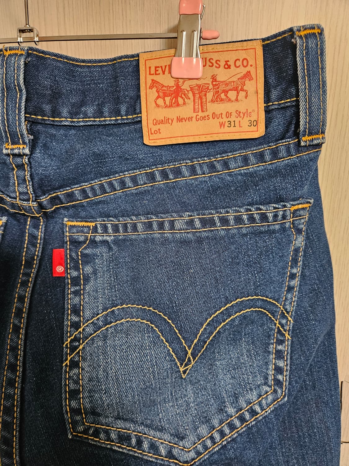 00s Levis type1 셋업 m/31 리바이스 타입1 리얼루즈 상품이미지7