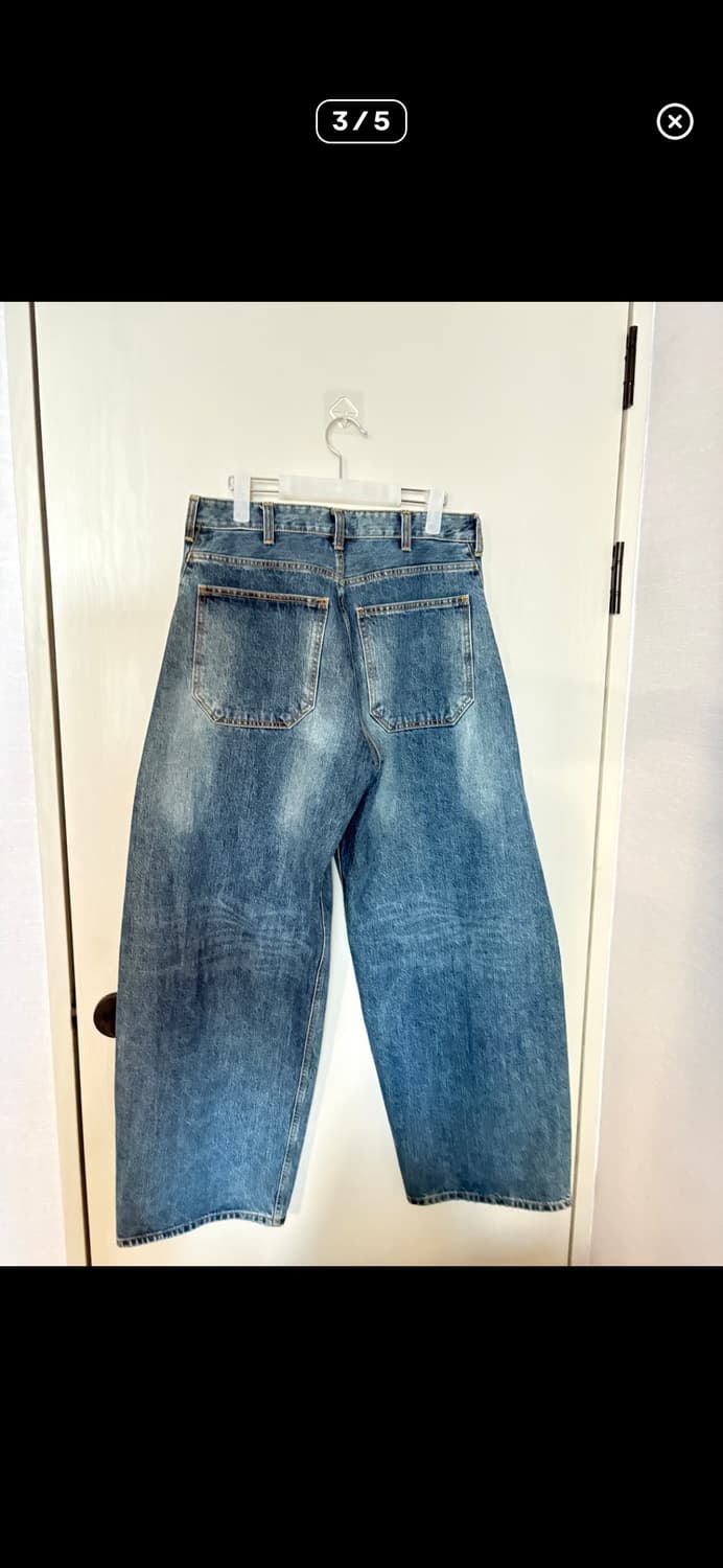 해칭룸 와이드 커브드 진 상품이미지3