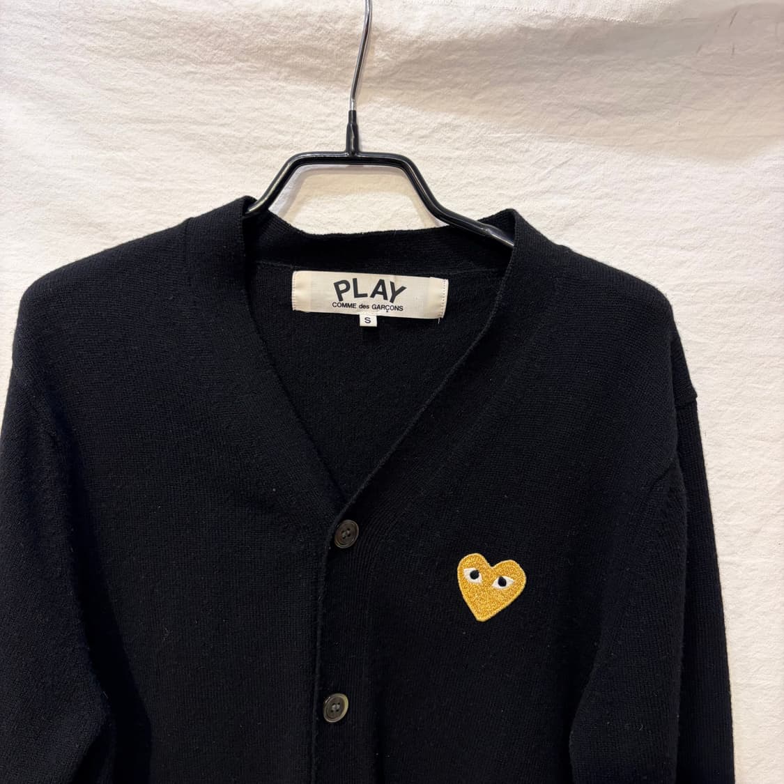 꼼데가르송 브이넥 니트 가디건 상품이미지2