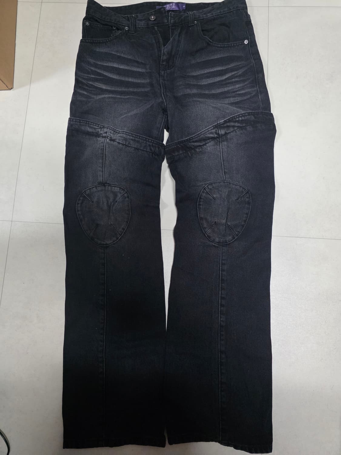 비슬로우 모터사이클 워시드 데님팬츠 바지 30사이즈 상품이미지2