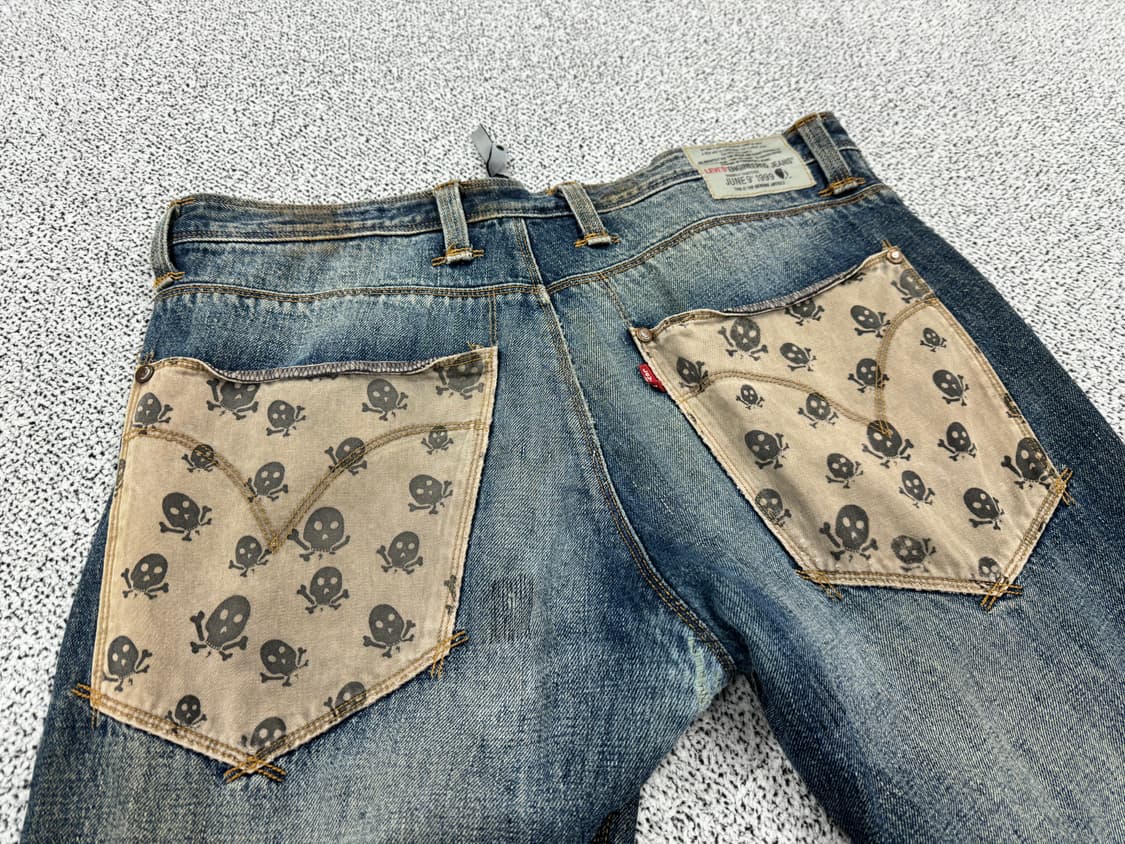 리바이스 엔지니어드 진 스컬 포켓 데님 팬츠 상품이미지4