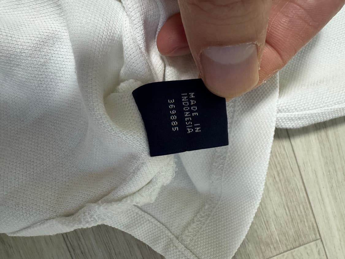 폴로 랄프로렌 화이트 카라티 M 상품이미지4