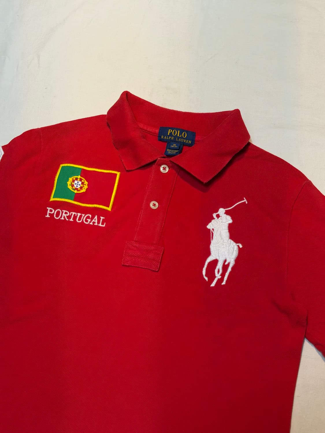 폴로 랄프로렌 빅포니 치프키프 포르투갈 카라티 레드 상품이미지2