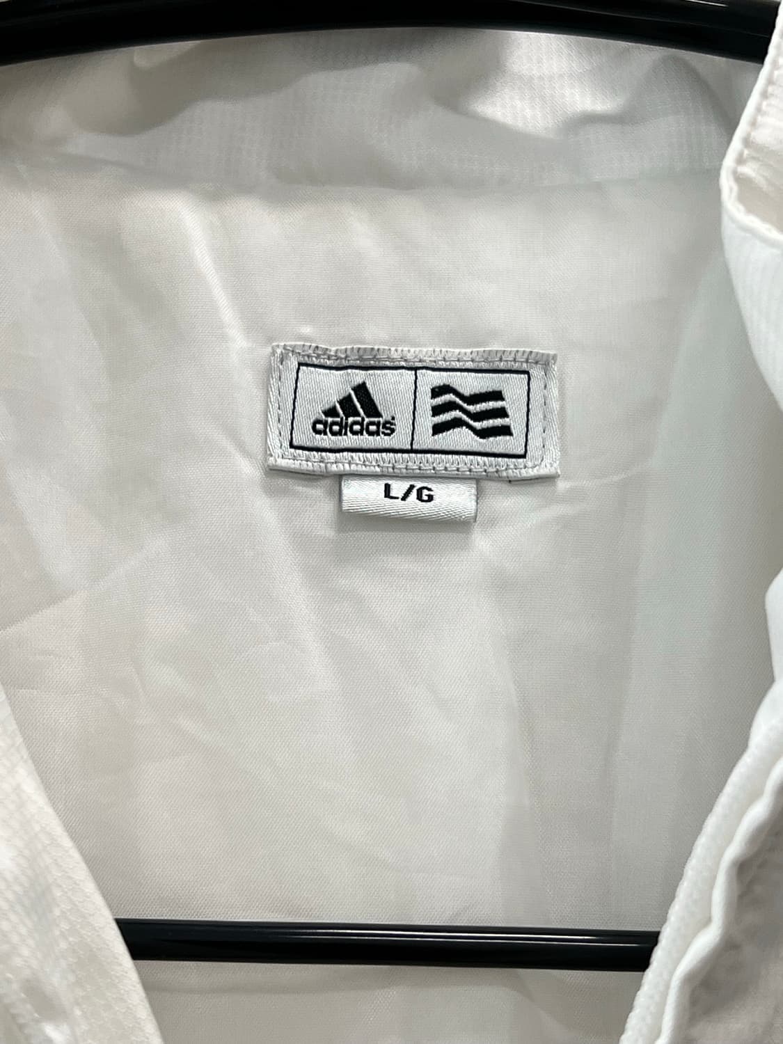 (L) 아디다스 우먼스 퍼포먼스 파이핑 우븐 솜 패딩 자켓 화이트 상품이미지4