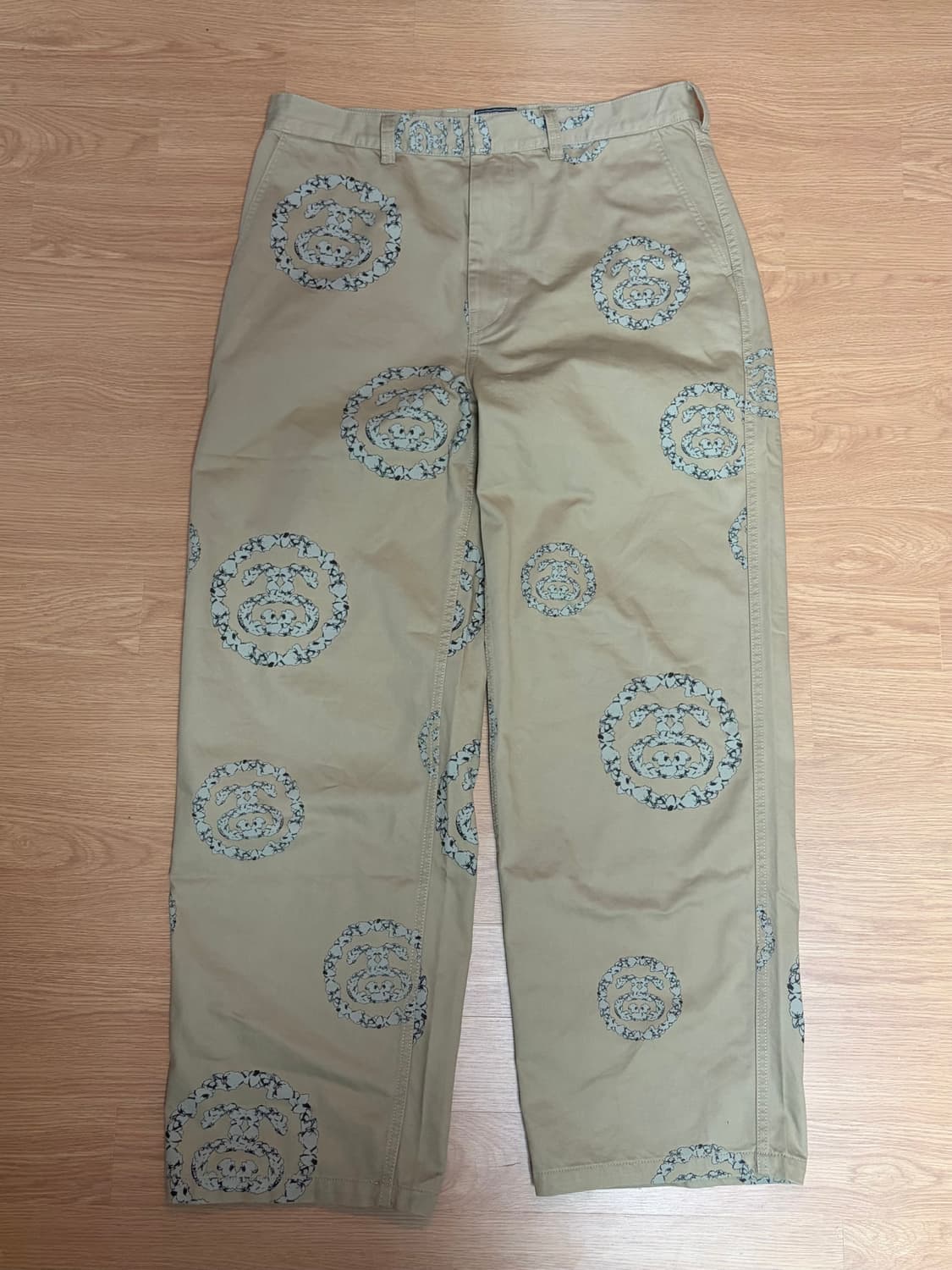 스투시 x 데님 티어스 SS 리쓰 치노 카키 34 상품이미지4