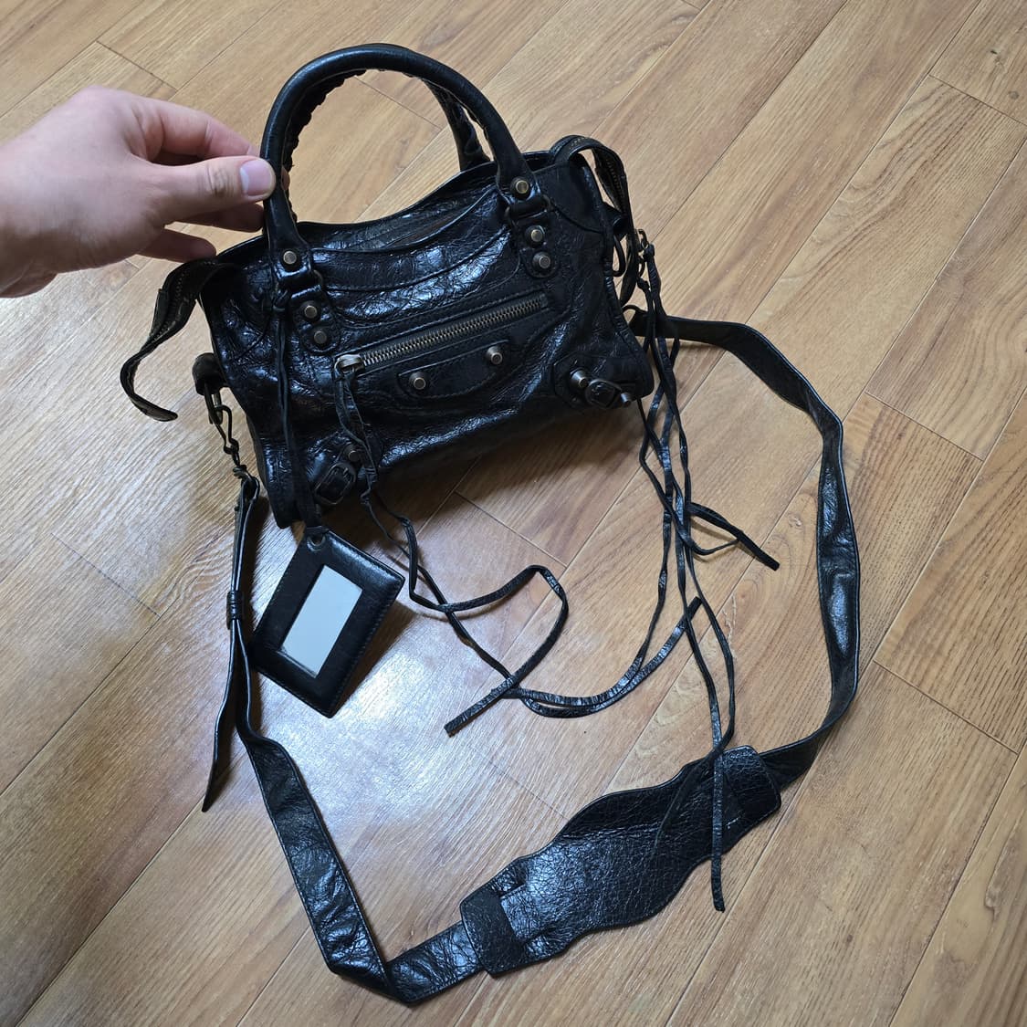 발렌시아가 시티백 모터백 미니 상품이미지2