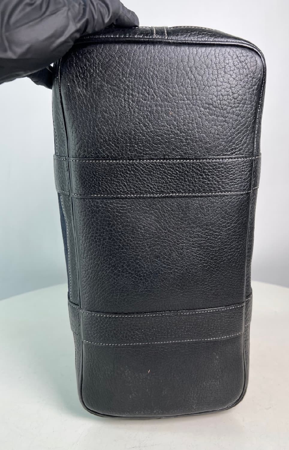 (빈티지)에르메스 가든파티 패브릭 블랙 상품이미지4