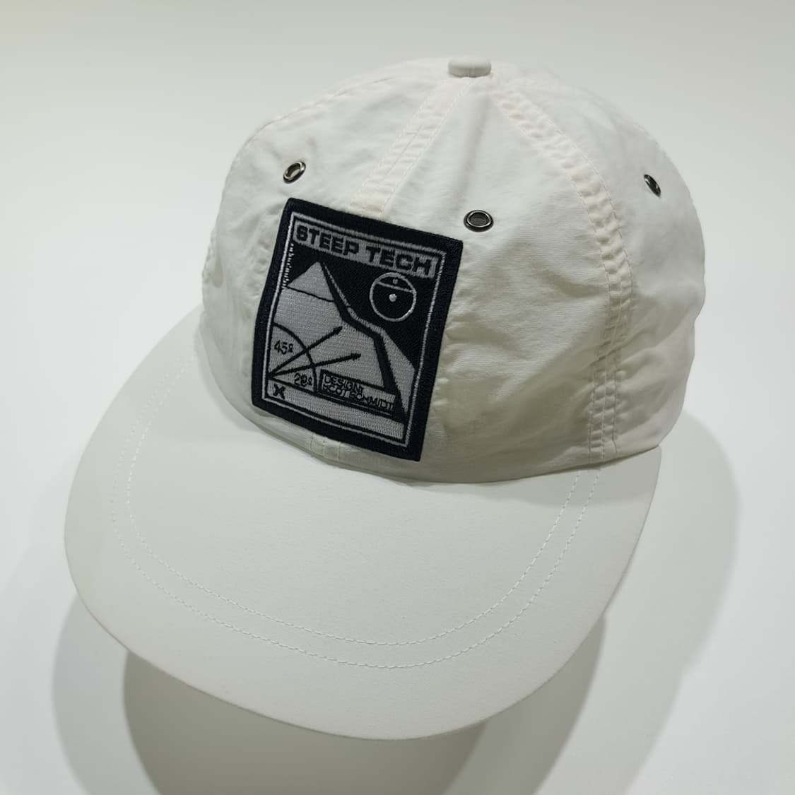 CK130 L 노스페이스x 슈프림 16s  스팁테크 화이트 볼캡 모자 상품이미지2