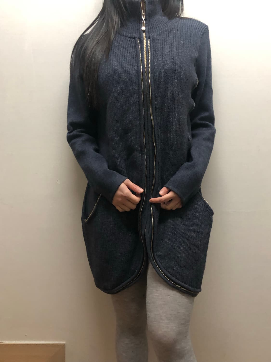 빈티지 그레이 펑크 원피스 상품이미지1