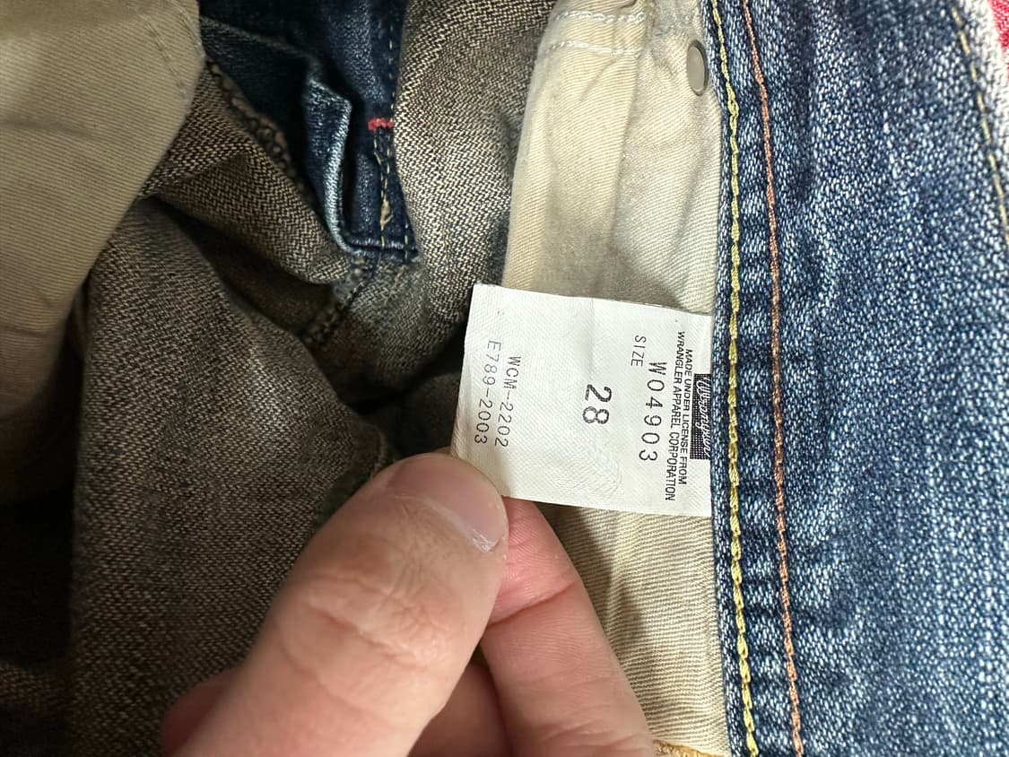 00‘s WRANGLER 데님팬츠 상품이미지4