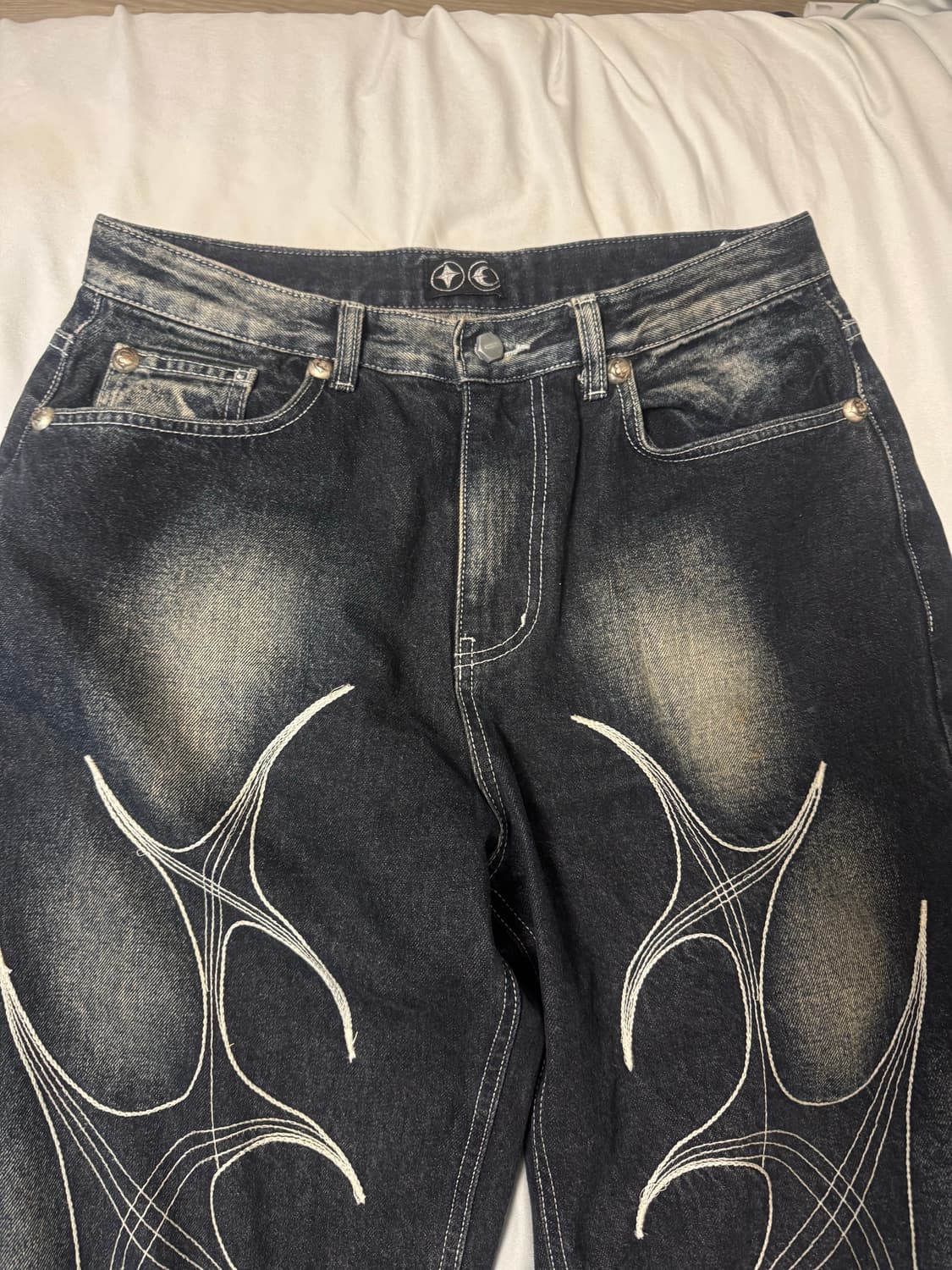 떠그클럽 트라이벌 트리 데님팬츠 3 상품이미지4