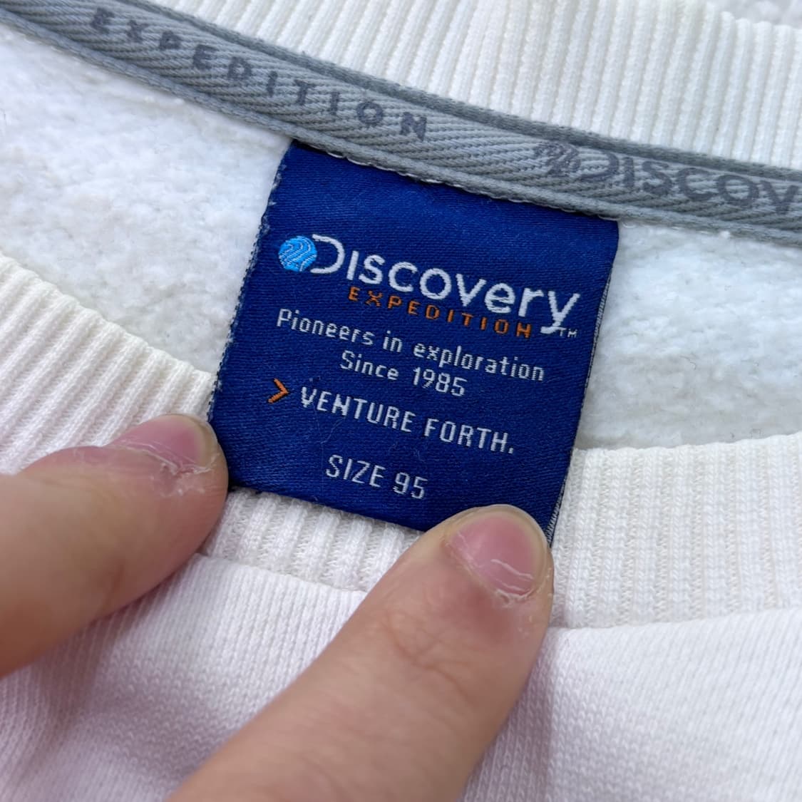 95 디스커버리 빅로고 맨투맨 티셔츠 0306E 상품이미지3