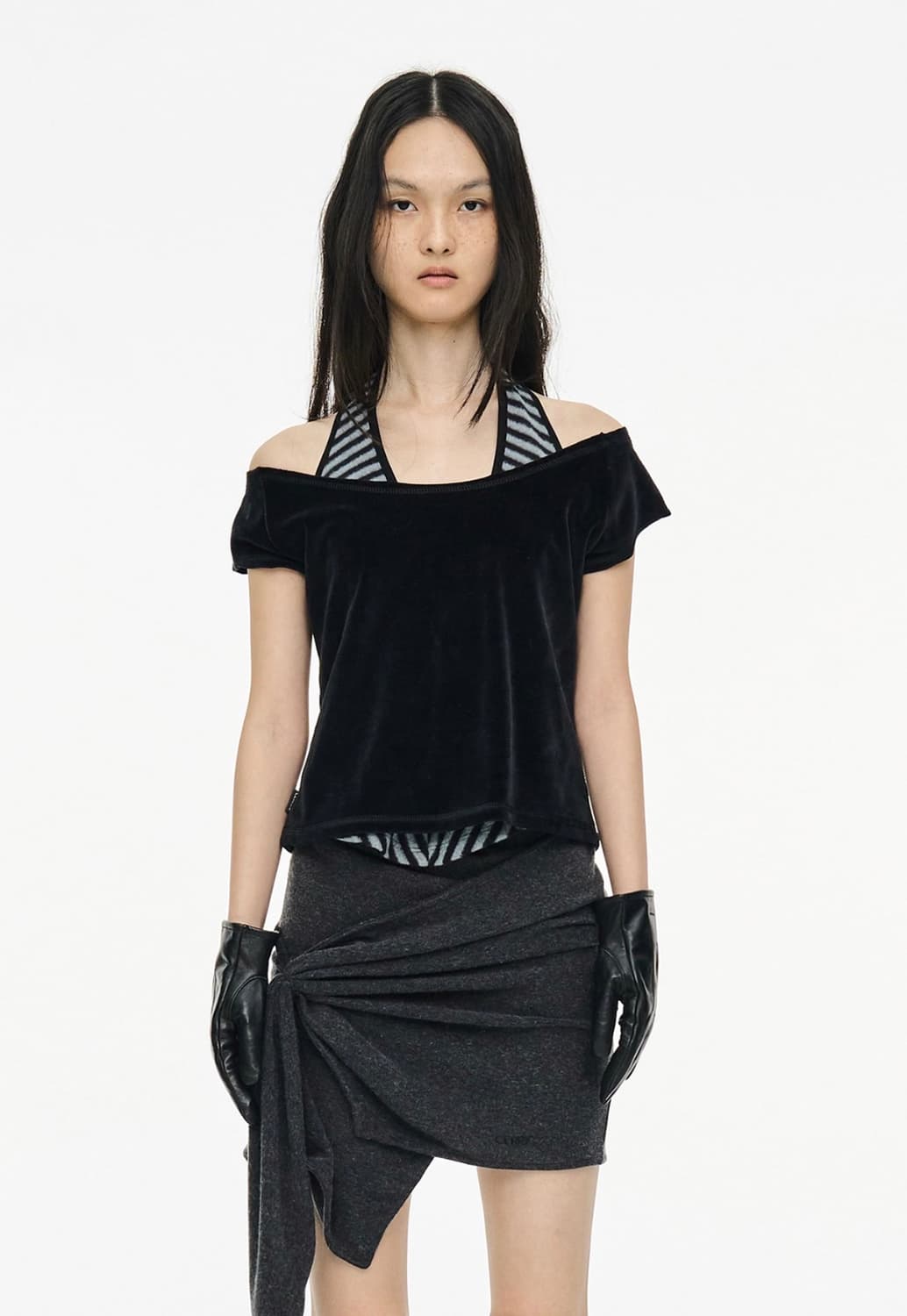 세릭 FLUFFY STRIPE SLEEVELESS 상품이미지3