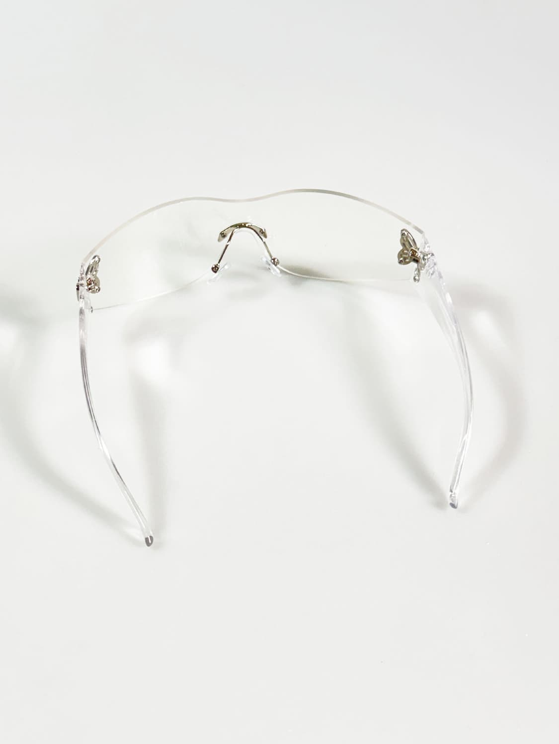 무테 쉴드 고글 클리어 버터플라이 힌지 빈티지 선글라스 상품이미지5