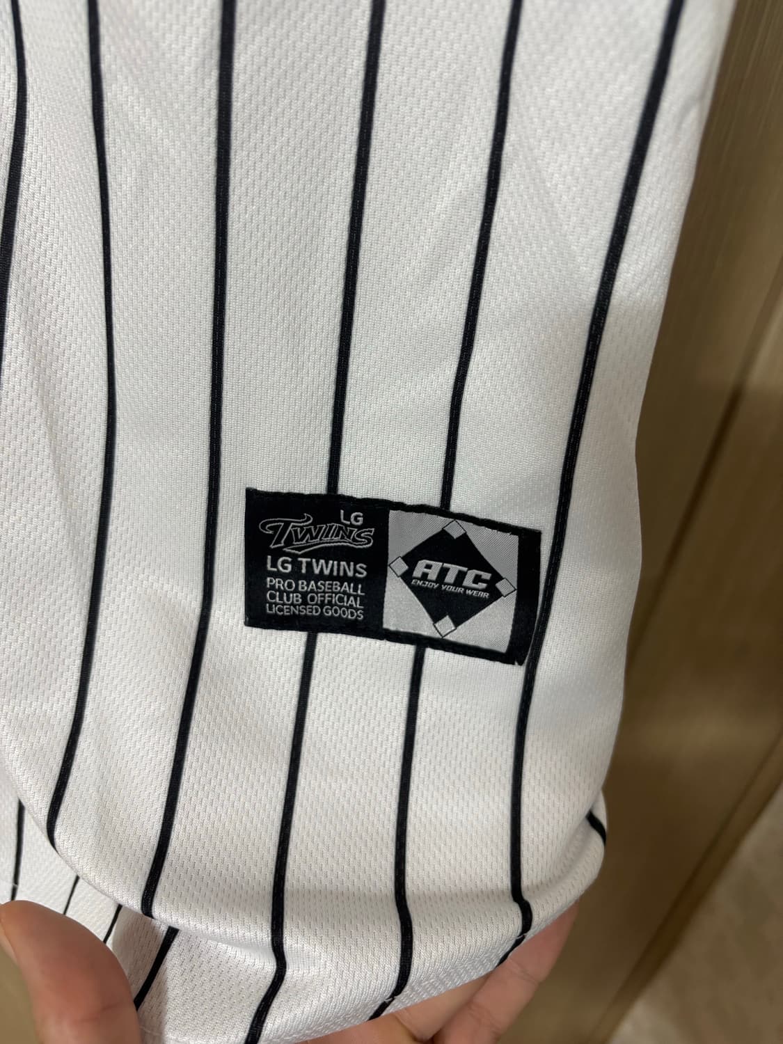 엘지 트윈스 스트라이프 야구 유니폼 상품이미지3