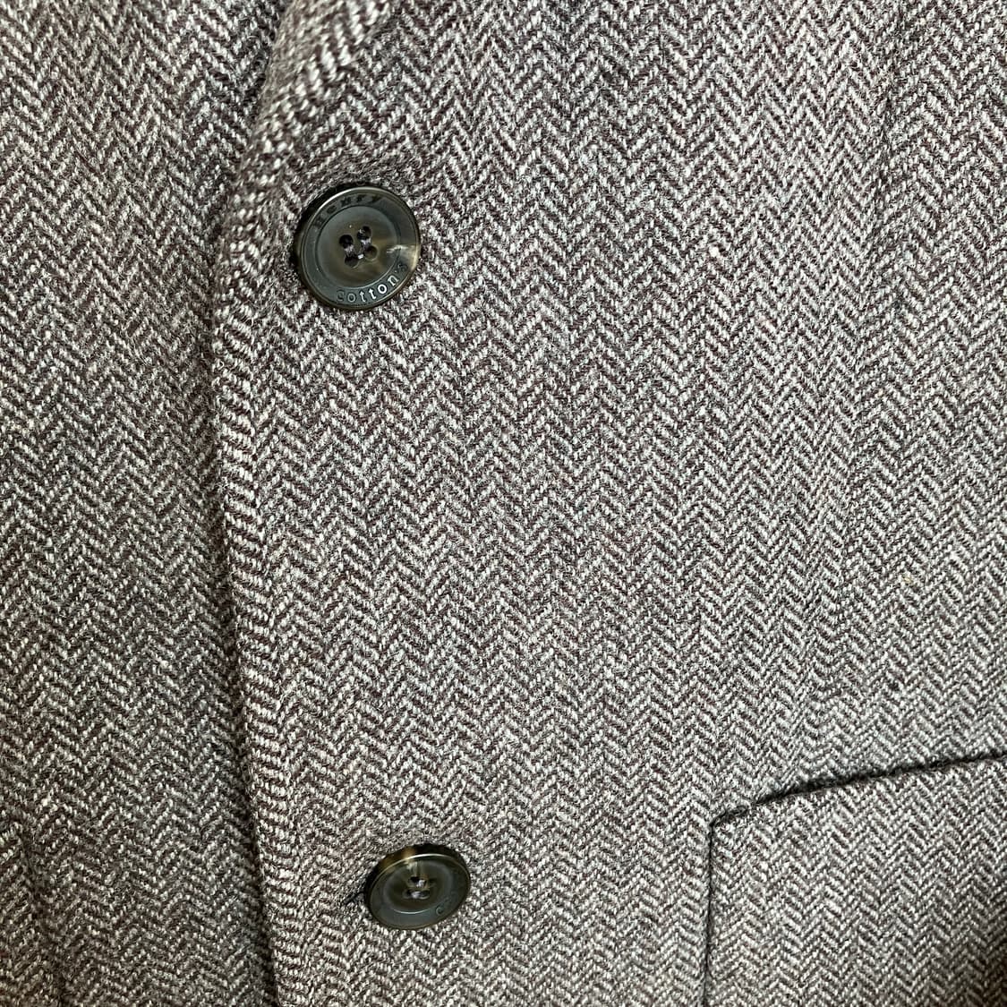 헨리코튼 클래식 헤링본 울 자켓 100 (옷이 작아져서 보냅니다) 상품이미지5