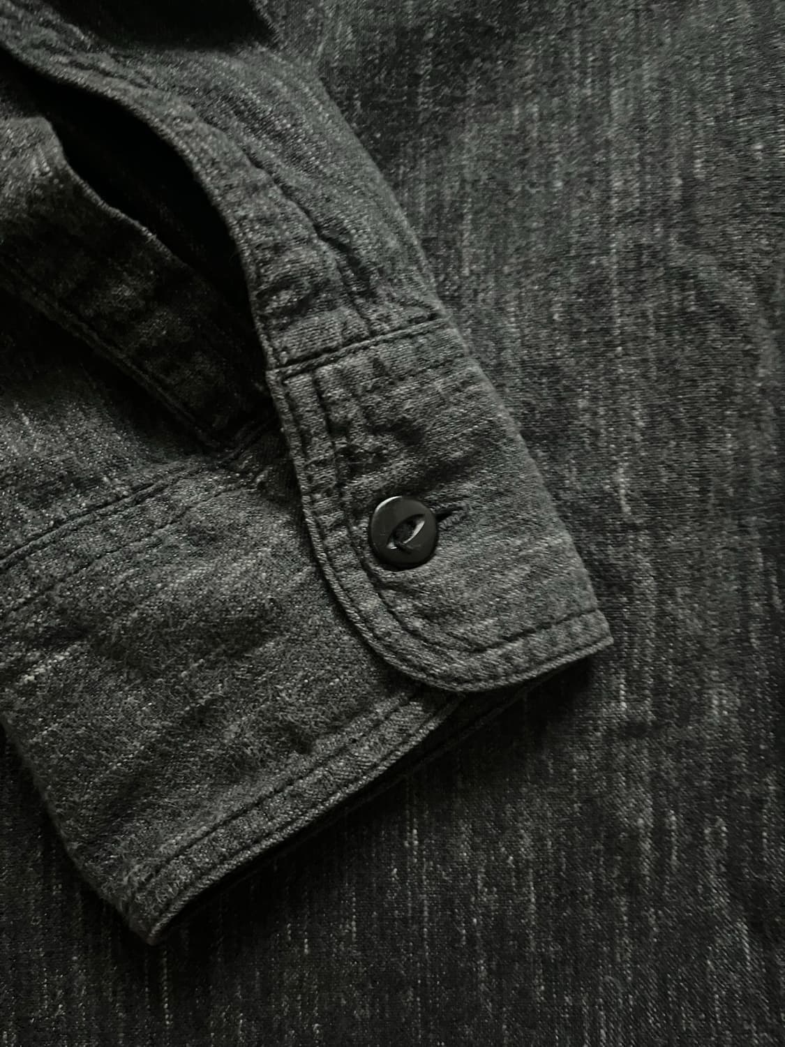 타임원클로딩 엣라코 블랙 샴브레이 워크 셔츠 16 상품이미지6