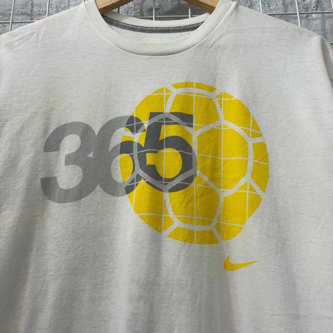 00s 나이키 빈티지 슛 더 볼 프린팅 반팔 티셔츠 XL 상품이미지5