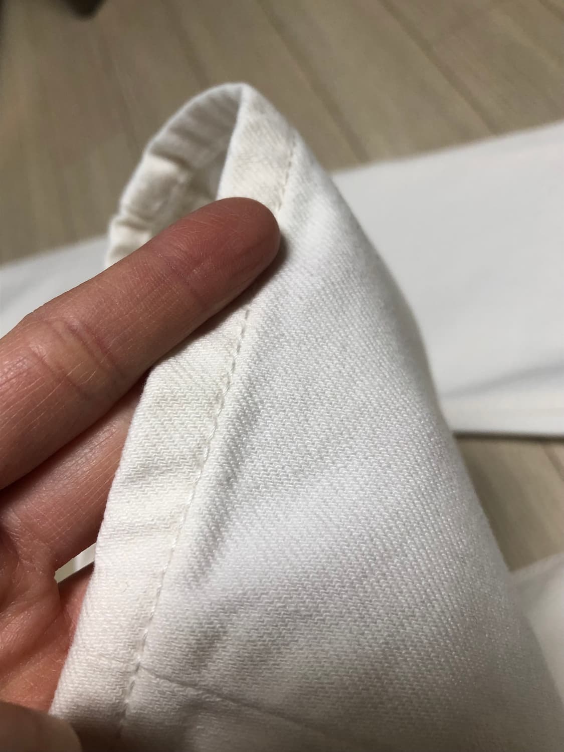 미착용 25 유니클로 스트레이트핏 코튼팬츠 일자 면바지 아이보리 상품이미지8