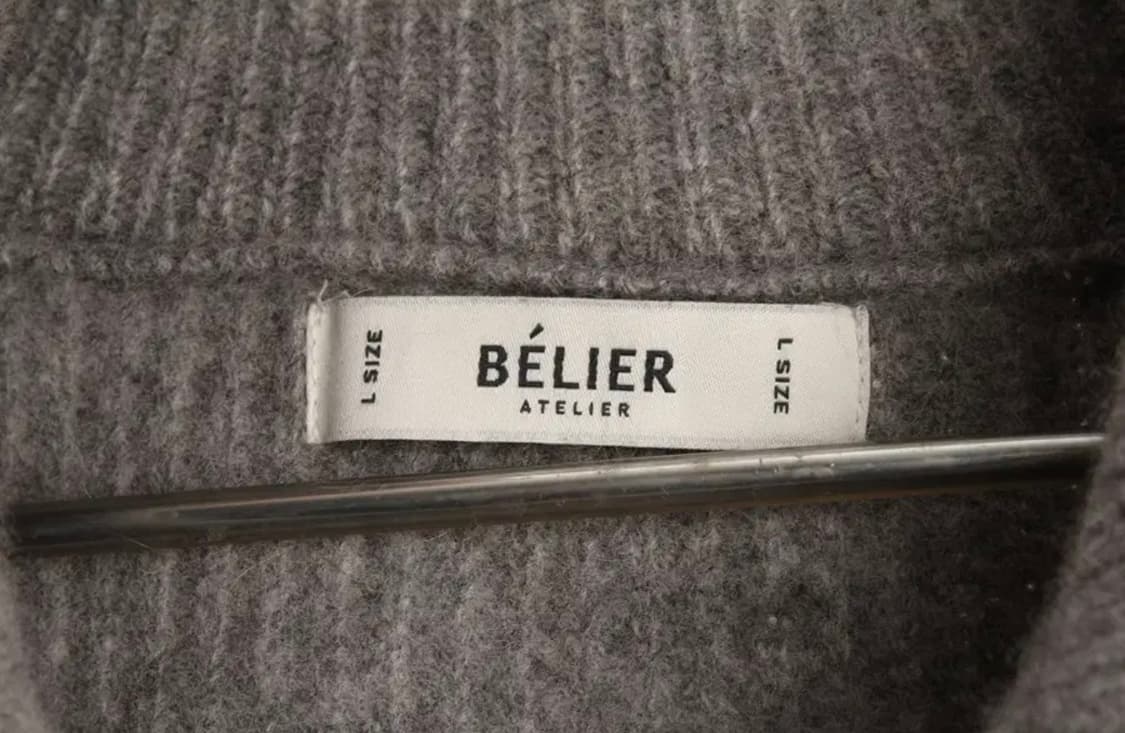 벨리에 울 하프집업 니트 상품이미지3