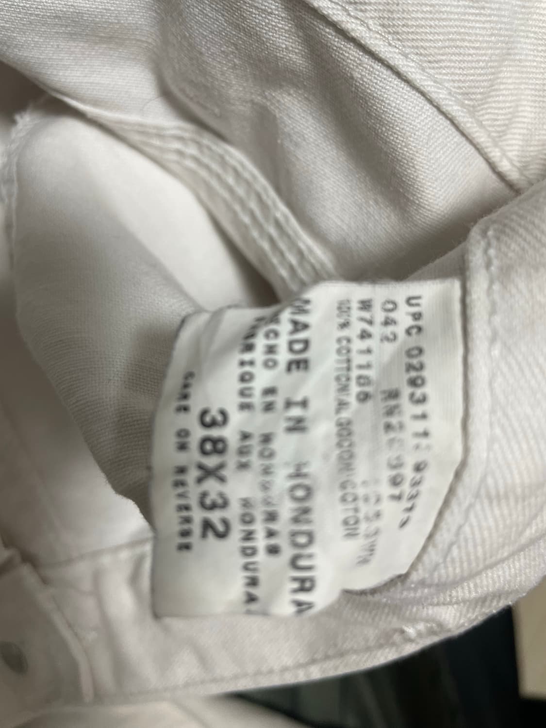 빈티지 디키즈 페인터 카펜터 팬츠 38x32 화이트 상품이미지3