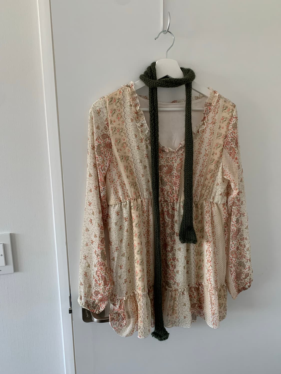 플라워 프린팅 블라우스 상품이미지8