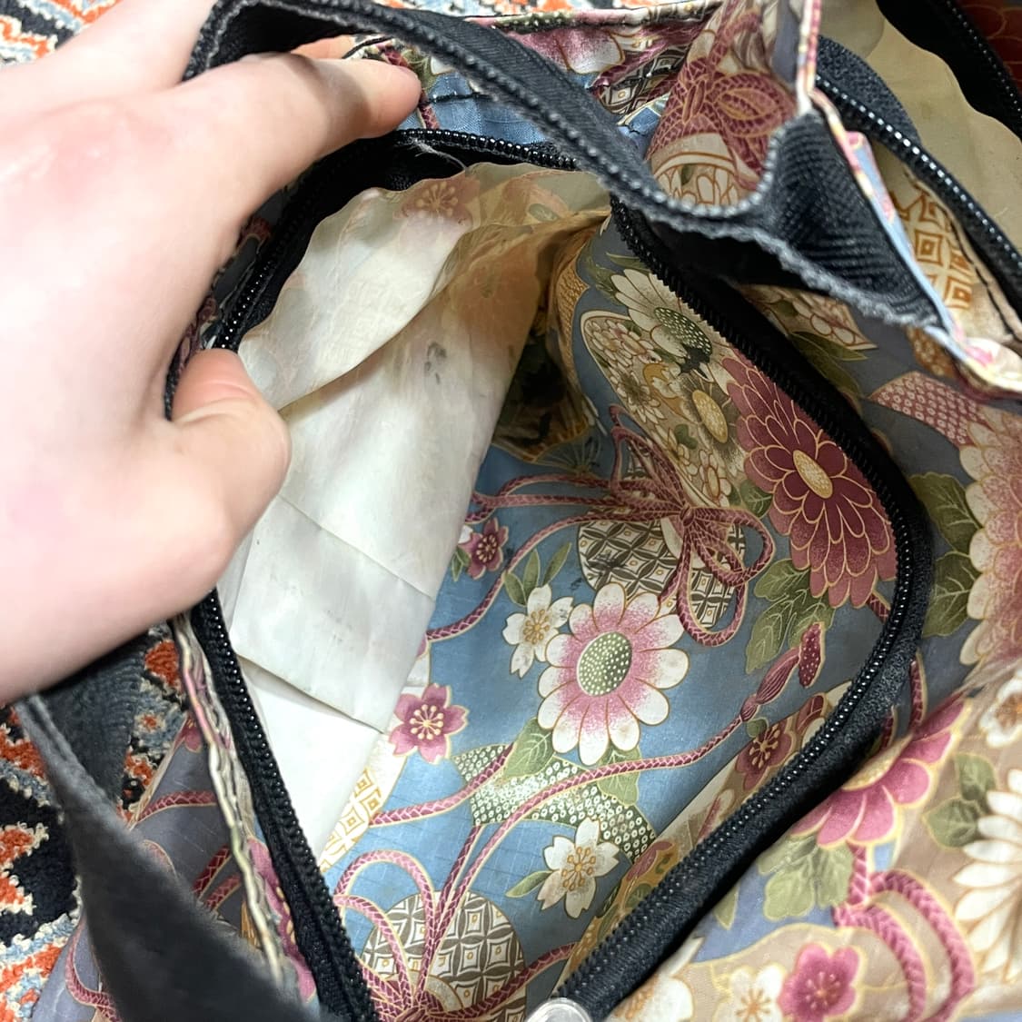 레스포삭 플라워프린팅 토트백  상품이미지6