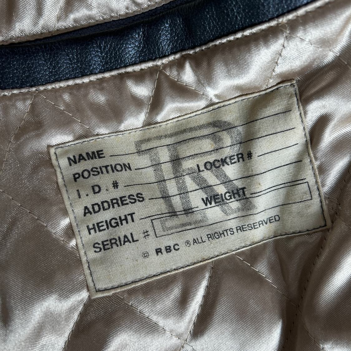 RBC 레이싱 스터드 레더 자켓 L 상품이미지5