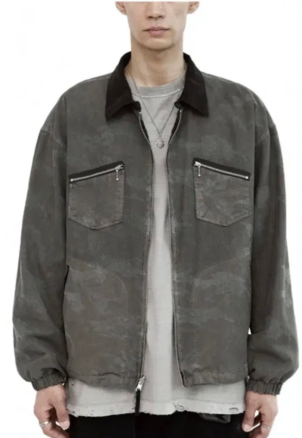 폴리테루 라미 카모 리버시블 재킷 상품이미지3