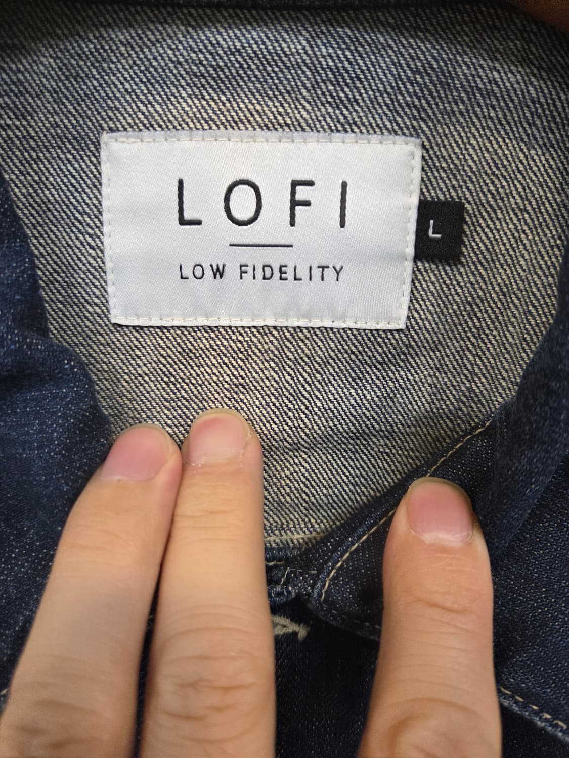 로파이 데님자켓 L 상품이미지3
