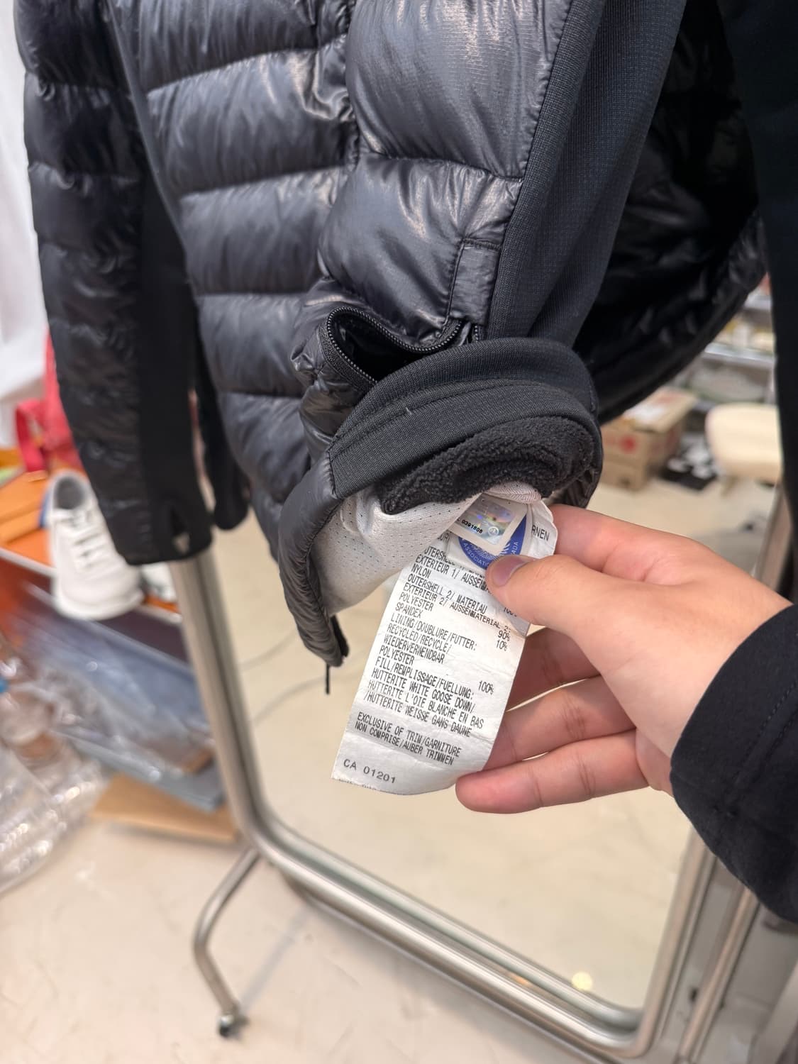 캐나다구스 경량 패딩 슬림핏 말안되는아웃핏 S 상품이미지4