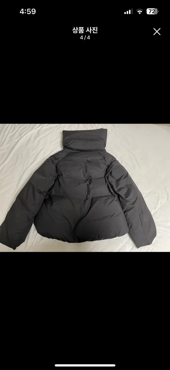 택포)버뮬라 하이넥 푸퍼 자켓 패딩 블랙 상품이미지4