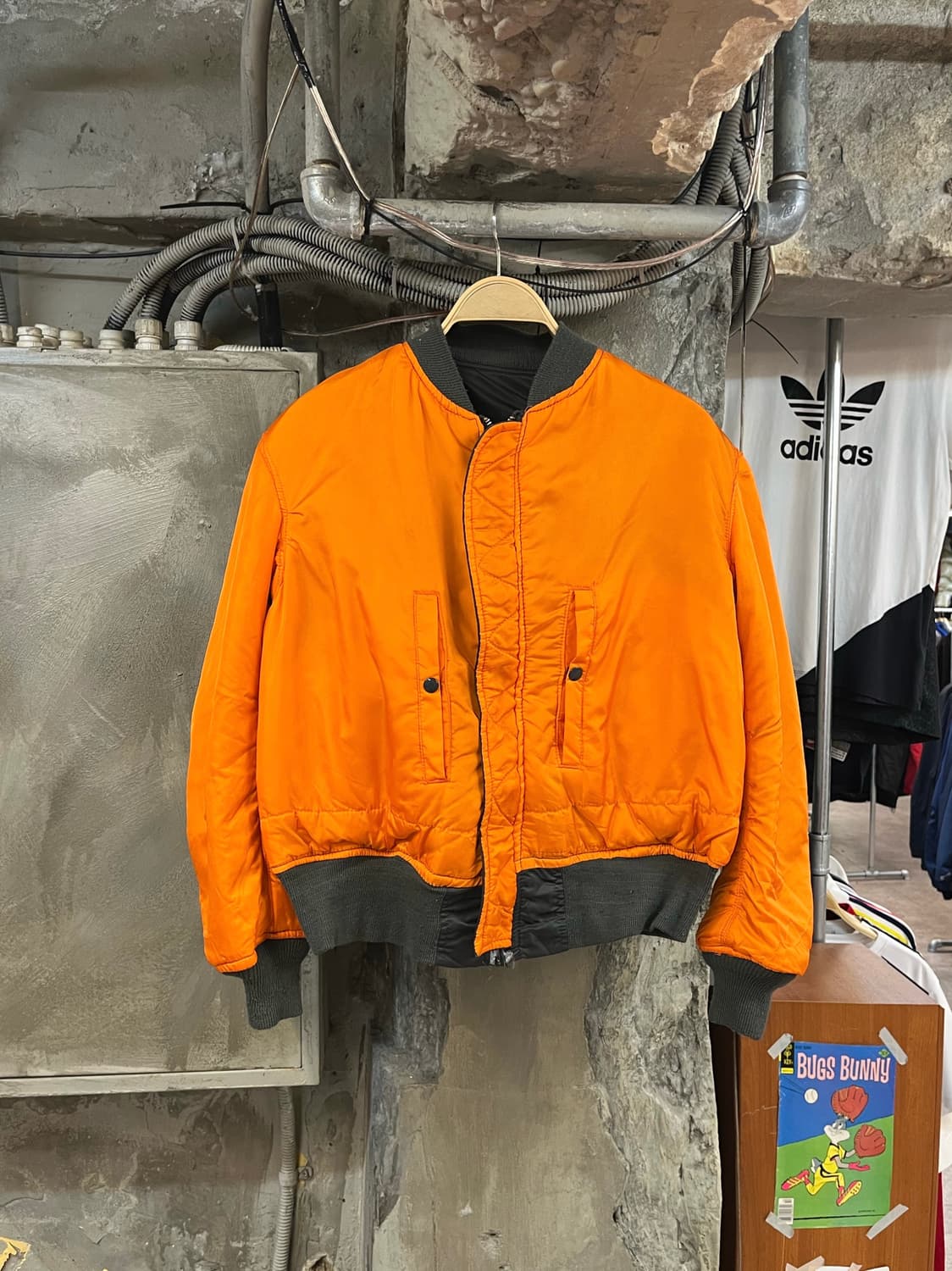 알파인더스트리 리버시블 ma1 항공점퍼 L #csz2787   상품이미지2