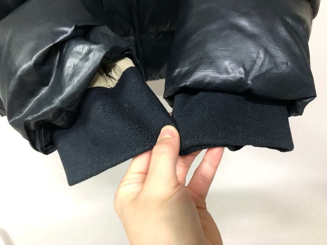 나이키 여성 오버핏 하이넥 세미크롭 유광 덕다운 패딩 XL _ 블랙 상품이미지5