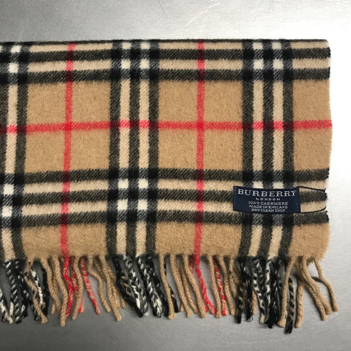 버버리 정품 캐시미어 머플러 베이지 상품이미지3