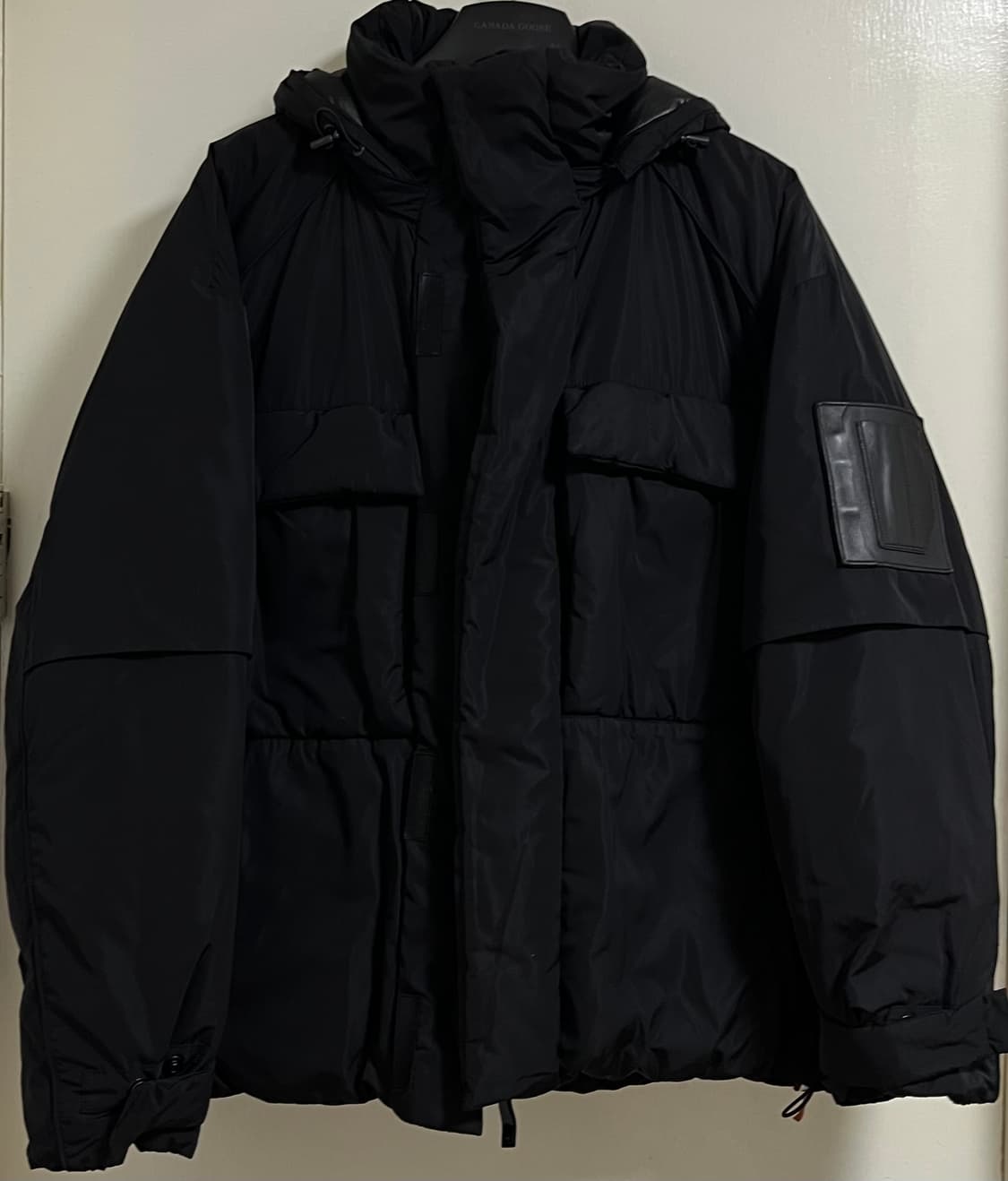 준지 남성 구스다운 패딩 블랙 48 상품이미지2