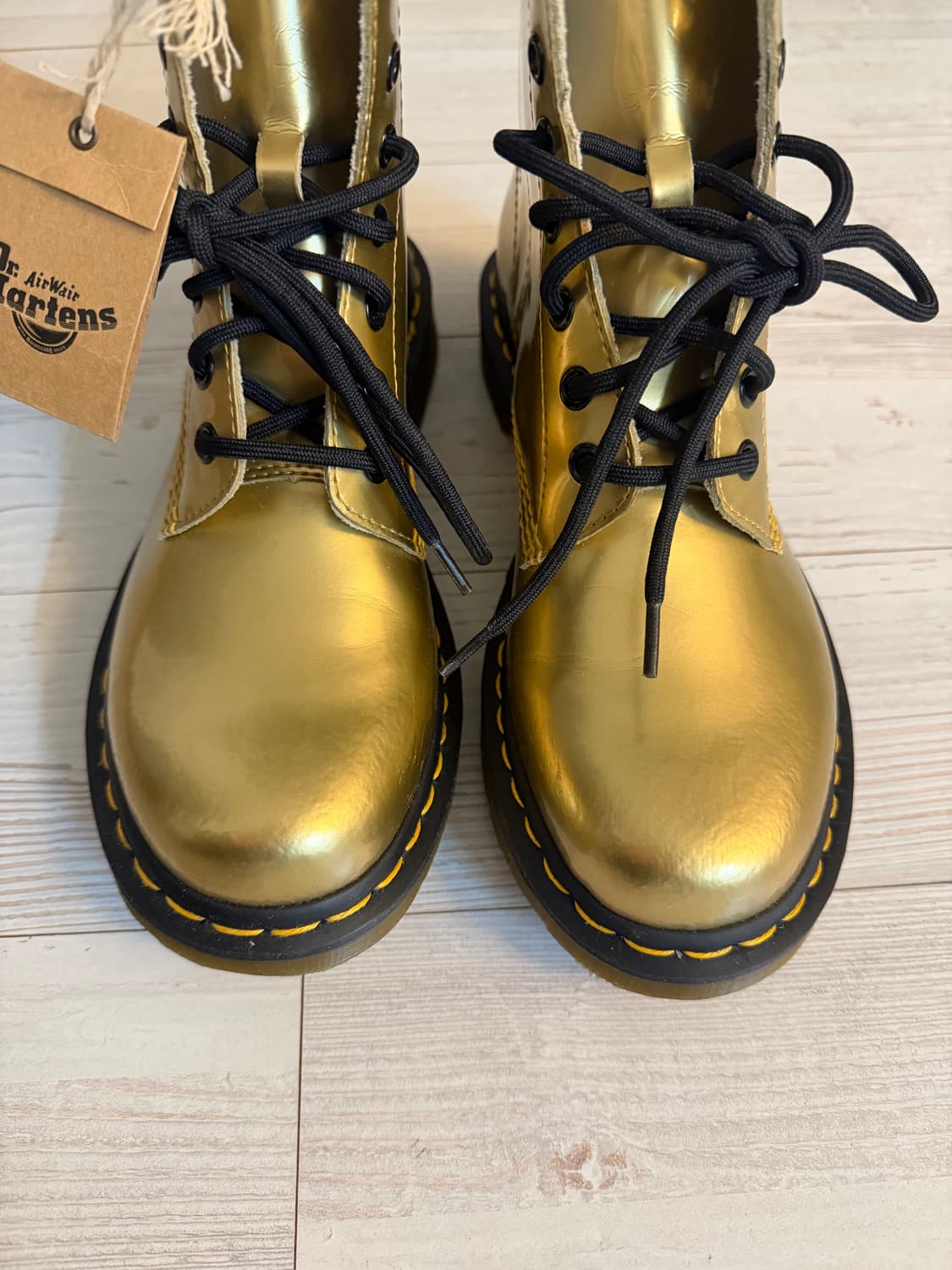 [새상품]닥터마틴 1460 Spectra Patent Gold 상품이미지3