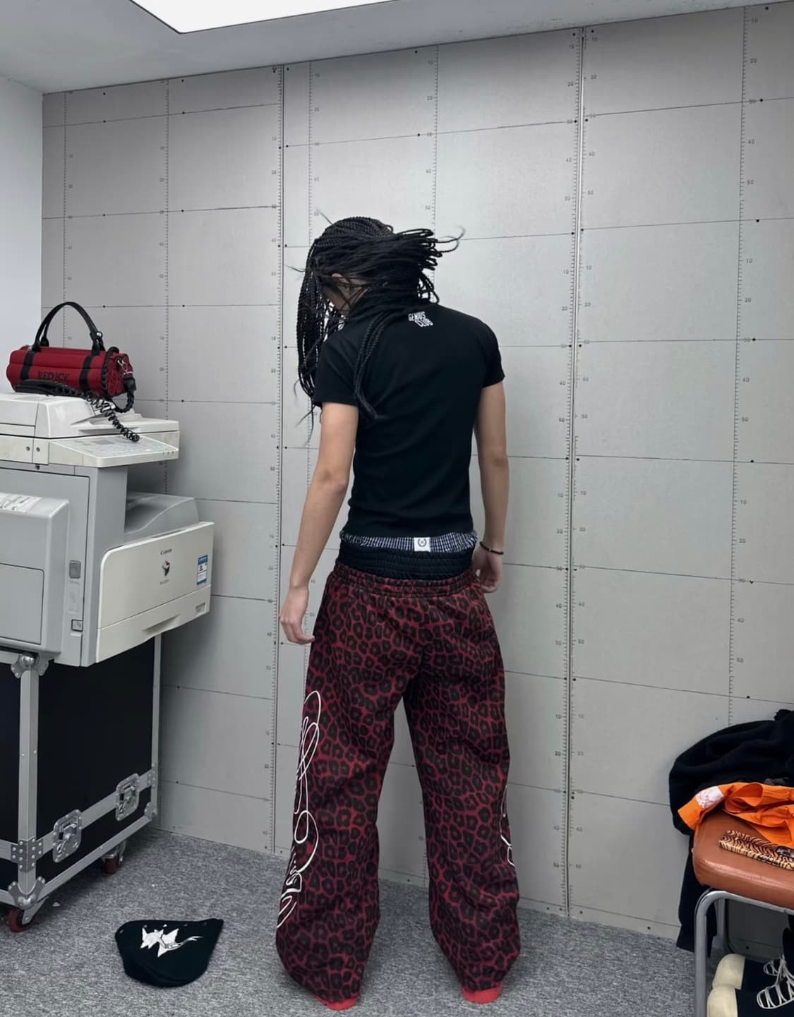 Leopard Graphic Opium Sagging Pants 상품이미지4