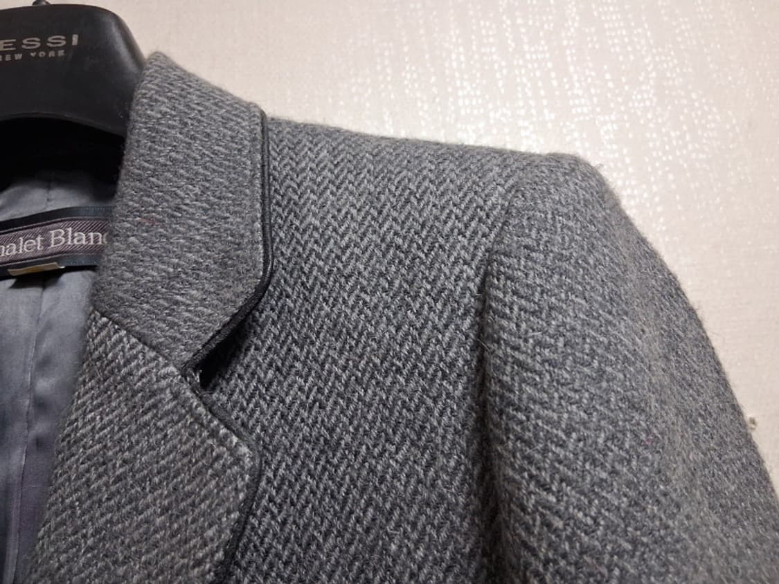 Chalet Blanc 일본빈티지 여성 순모모직숏쟈켓 여성55 상품이미지4