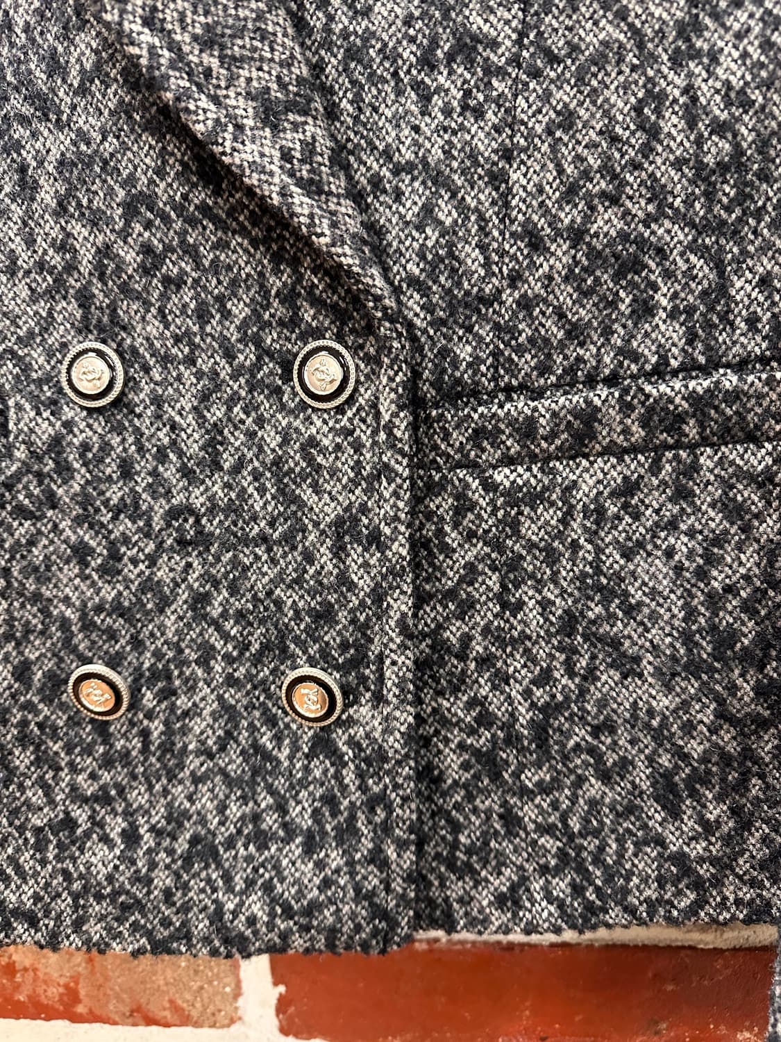 (S)던스트 23FW 볼륨 트위드 자켓 민트급 상품이미지5