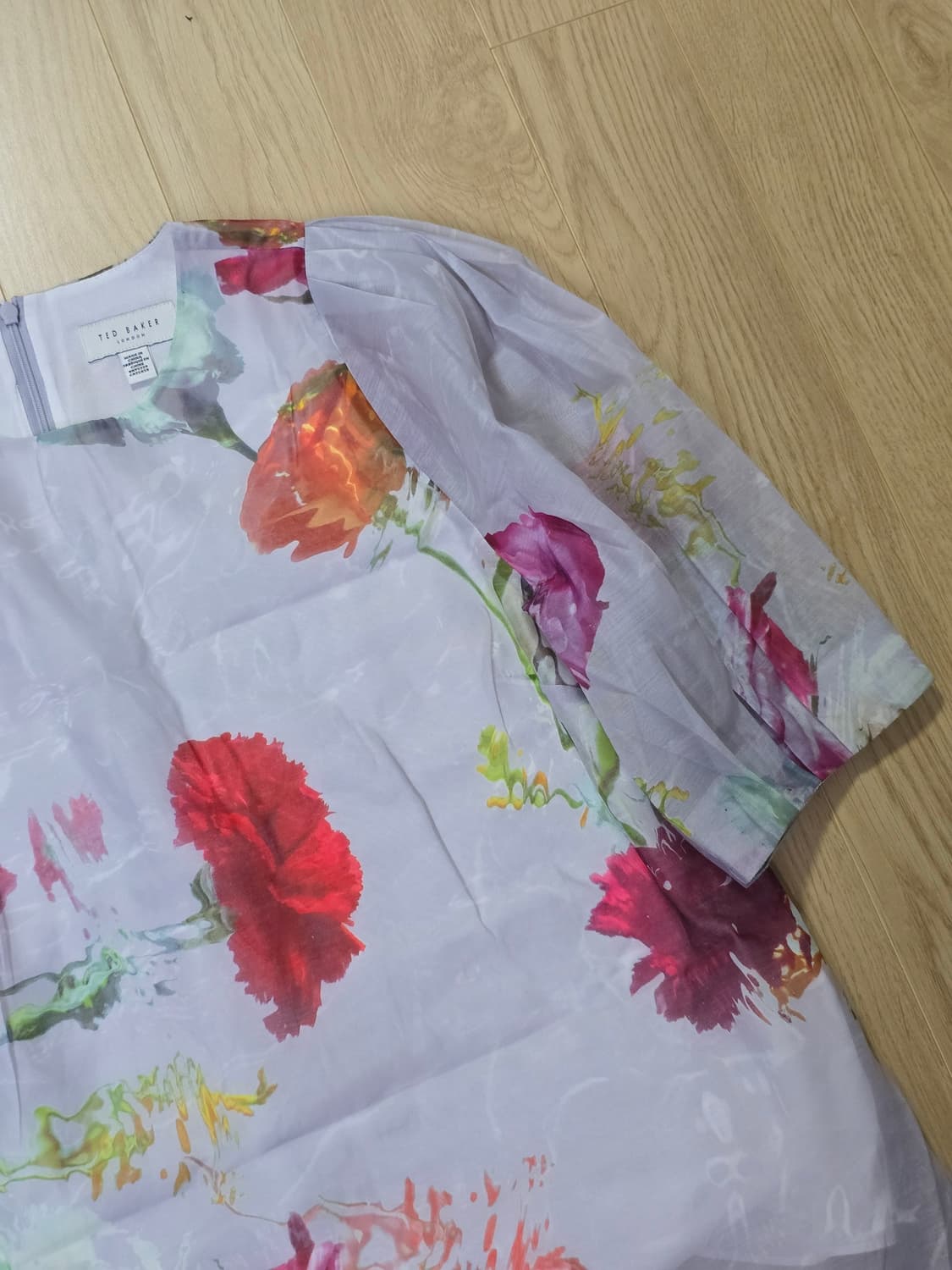 Ted baker 22FW 테드베이커 플라워 블라우스 쉬폰 3 상품이미지4