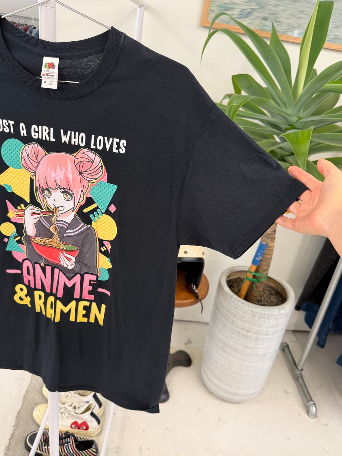 일본빈티지 anima ramen 애니 반팔티 상품이미지5