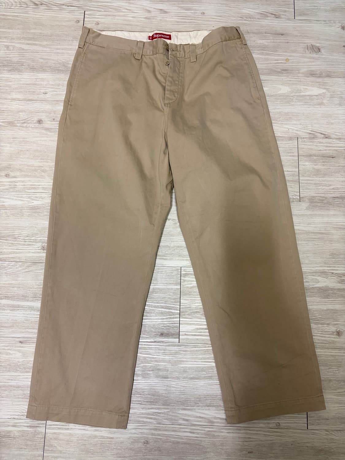 슈프림 치노 팬츠 24fw tan 36 상품이미지3