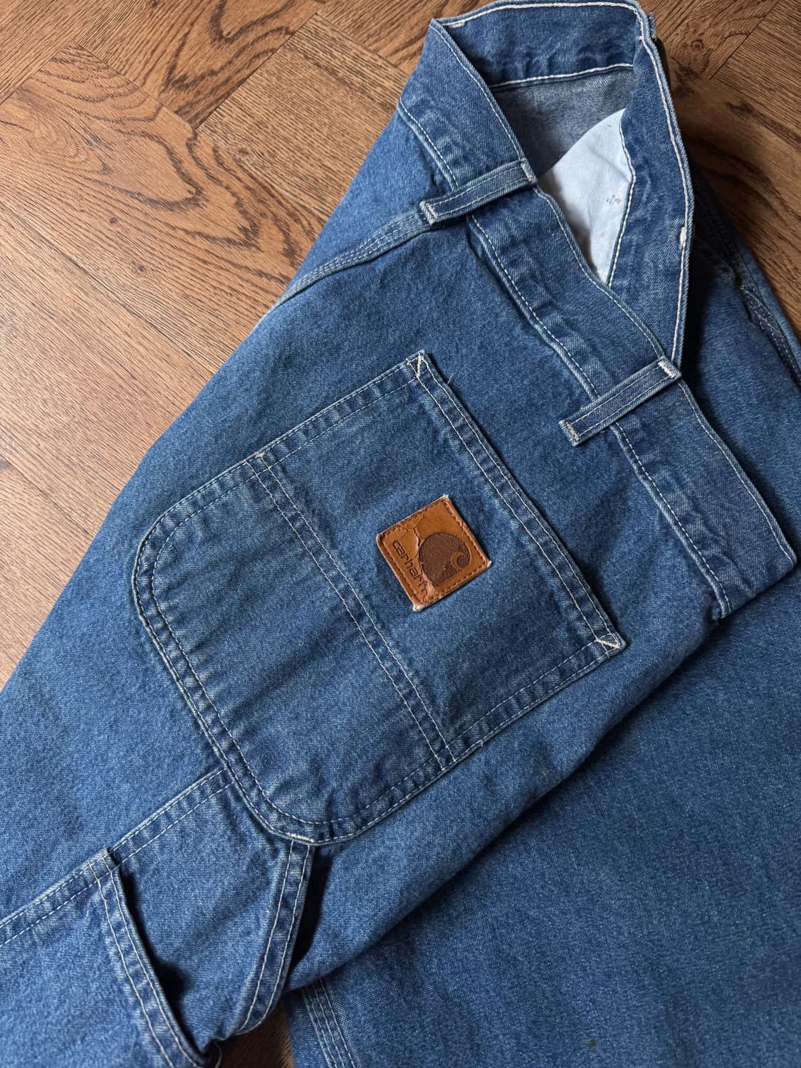 [36]칼하트 USA 싱글니 카펜터 워크 데님 팬츠 상품이미지4