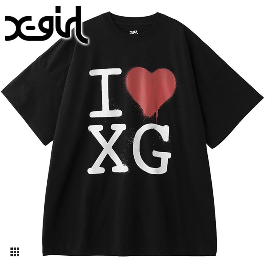 X girl I LOVE XG LOGO S/S BIG TEE DRESS 상품이미지5