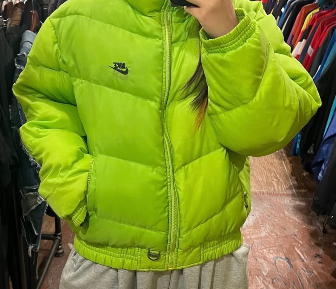 나이키 올드스쿨 패딩 그린 상품이미지3
