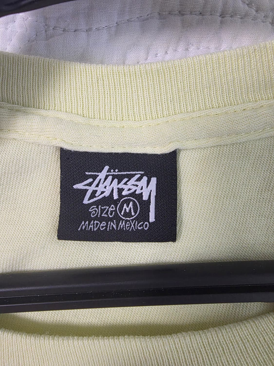 스투시 미드나잇 인세니티 티셔츠 (Pale Yellow / M) 상품이미지3