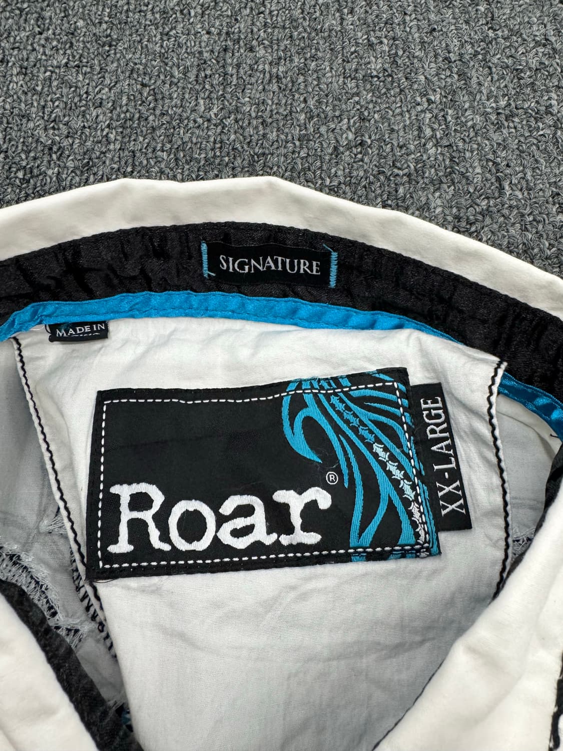 2XL)Roar 빈티지 자수 프리팅 긴팔셔츠 상품이미지6