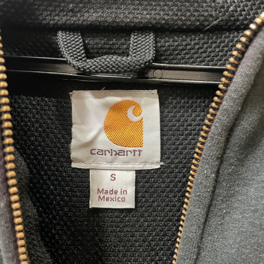 칼하트 그레이 써멀 후드 집업 상품이미지4