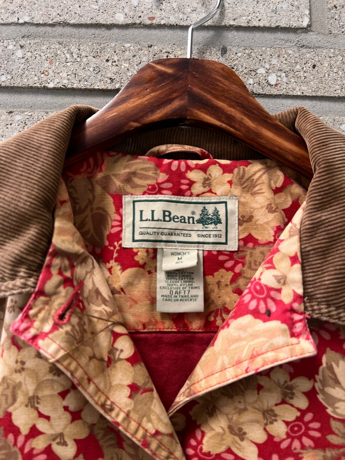 [M]L.L.Bean 엘엘빈 플라워 패턴 헌팅 자켓 상품이미지2